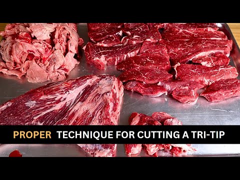 How to cut a tri-tip properly and what's hidden inside!