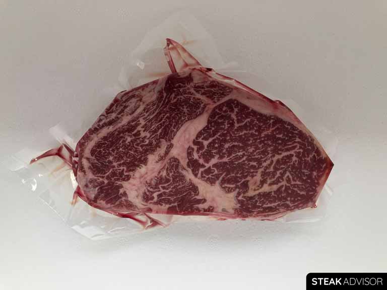 Australian Wagyu ribeye steak