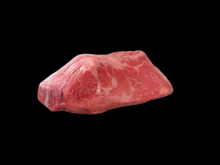 raw Eye of Round subprimal beef cut