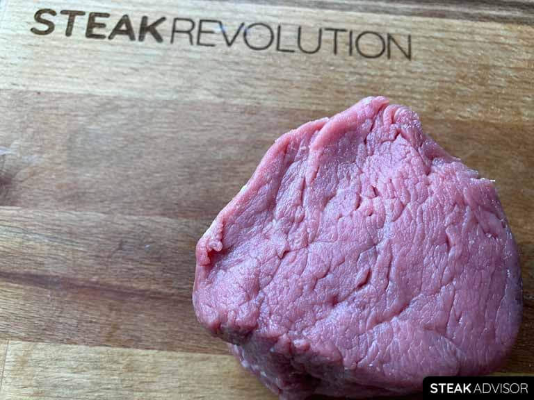 Filet mignon Exceptionally lean with zero marbling