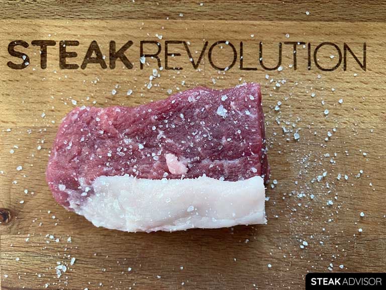 Results of Salting Steak Immediately Before Cooking