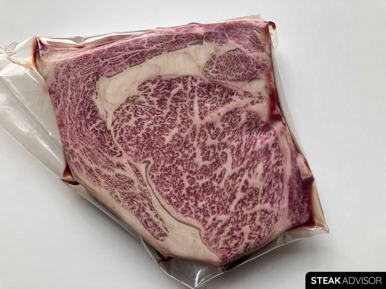Marbling of Japanese Wagyu beef