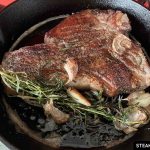 pan seared porterhouse steak