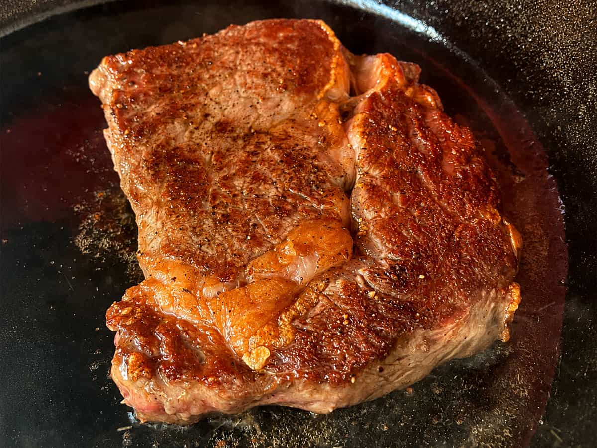 pan seared ribeye steak recipe