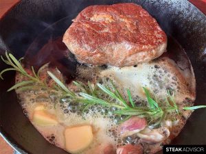 pan seared top blade steak
