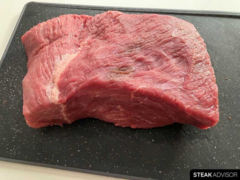 Part of the bottom round roast