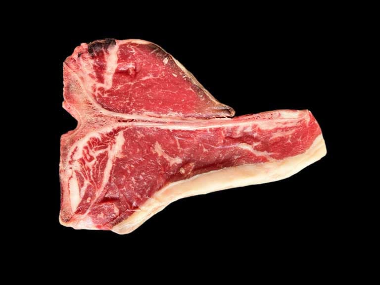 raw porterhouse steak