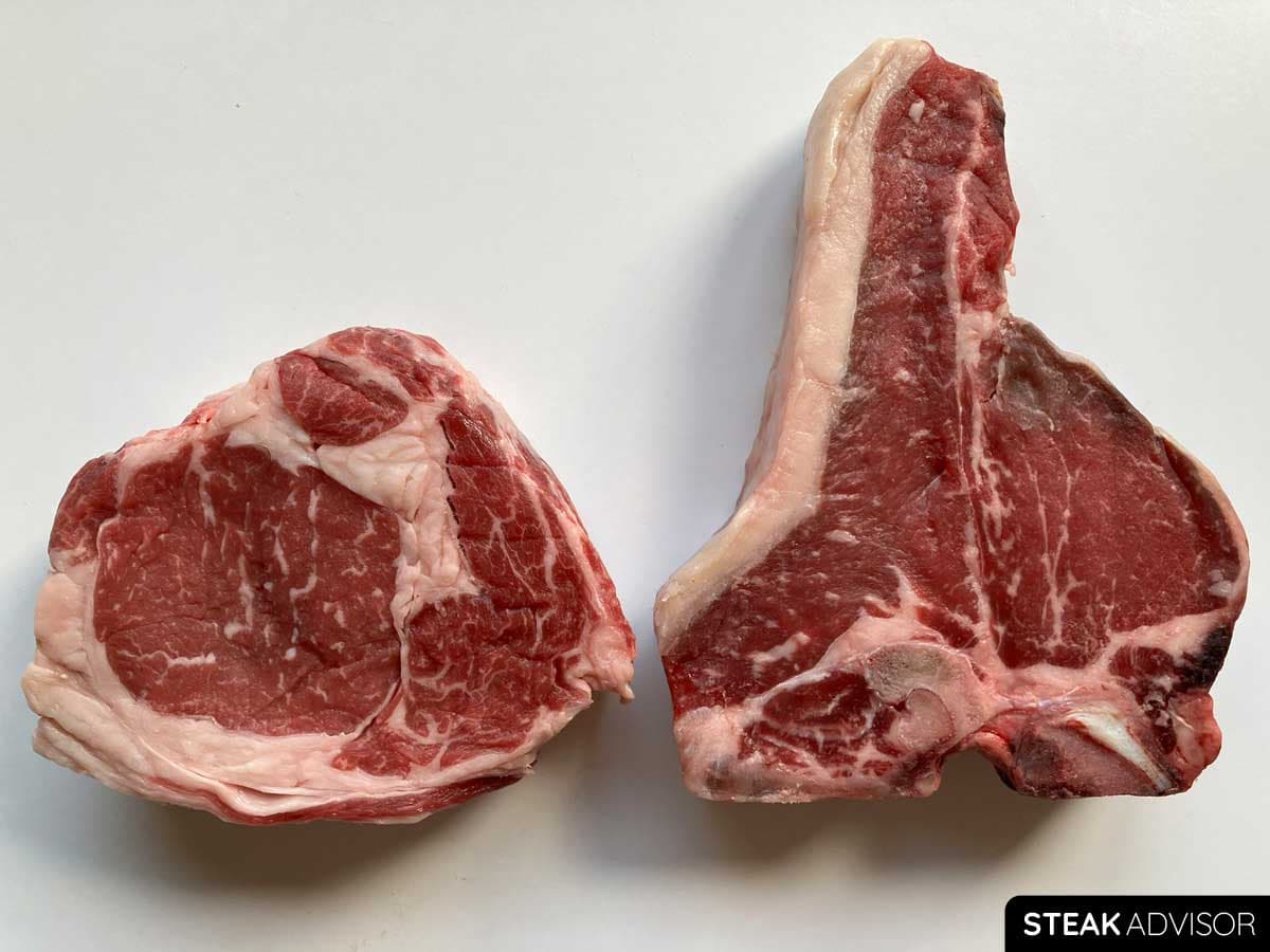 Ribeye and Porterhouse Steak