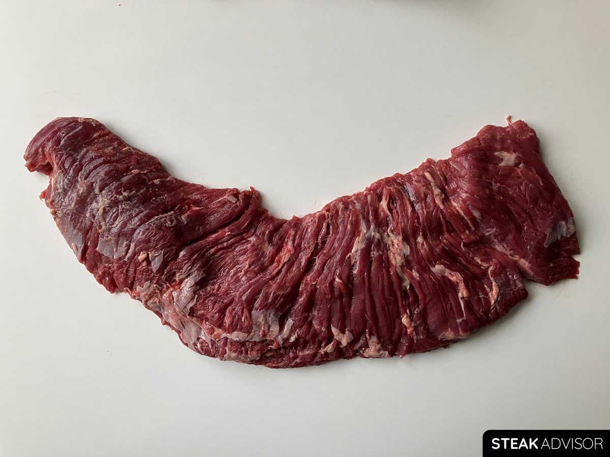 raw flap steak
