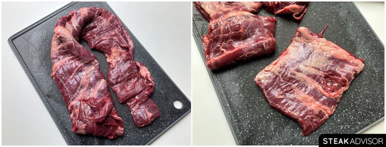 trimmed outside skirt steak